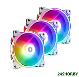Картинка Вентилятор для корпуса ID-Cooling ZF-12025-ARGB-TRIO-SNOW
