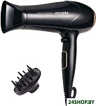 Картинка Фен Viconte VC-3723 (черный/бронзовый)