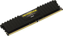 Картинка Оперативная память CORSAIR Vengeance LPX Black 8GB DDR4 PC4-19200 (CMK8GX4M1A2400C14)
