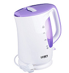 Картинка Электрочайник LEBEN 291-006 (2,5л, белый с фиолетовым)