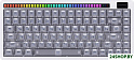 Клавиатура Dareu A84 Pro (White)