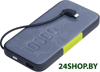 InstantGo Built-in Lightning 10000mAh (синий)