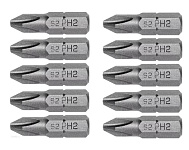 Картинка Набор бит HOEGERT PH2 HT1S304 10 шт