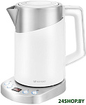 Картинка Электрочайник Kitfort KT-660-1 (белый)