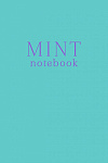 Mint notebook. Блокнот (А5, 32 л., прошитый цветными нитками, тиснение фольгой)