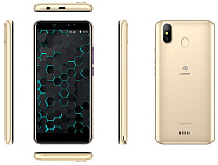 Картинка Смартфон Digma Pay Linx 4G 2GB/16GB (золотистый)