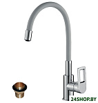 Картинка Смеситель Rossinka Silvermix Z35-35U (серый/хром)
