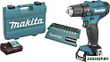Дрель-шуруповерт Makita DF333DAX13 (с 2-мя АКБ, кейс и набор оснастки)