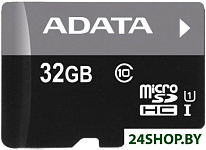 Картинка Карта памяти A-Data Premier microSDHC UHS-I U1 (10 Class) 32 Gb (AUSDH32GUICL10-RA1)