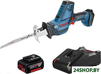 GSA 18 V-LI C Professional 0615990M3Y (с 1-им АКБ 4 Ah)