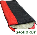 Спальный мешок BalMax Аляска Camping Plus -15 (левая молния, черный/красный)