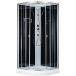 Картинка Душевая кабина Saniteco SN-8005B 80x80 (тонированное стекло)