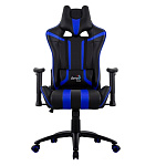 Картинка Кресло AeroCool AC120 AIR (черный/синий)