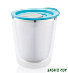 Картинка Термокружка Xindao Dia P432.025 227 мл (серый/синий)