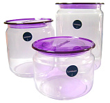 Картинка Набор емкостей для хранения Luminarc Plano Purple N3453
