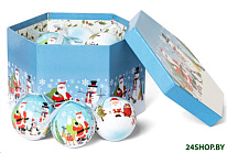 Картинка Набор ёлочных шаров Winter Glade папье-маше 7514G080 (14 шт)