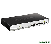 Картинка Управляемый коммутатор 2-го уровня D-Link DGS-1210-10MP/FL