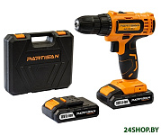 Картинка Дрель-шуруповерт Partisan AD-18-2 Li (с 2-мя АКБ, кейс)