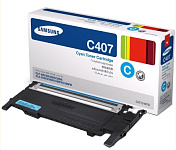 Картинка Тонер-картридж SAMSUNG CLT-C407S Cyan