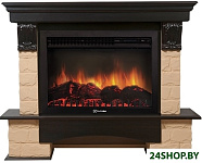 Forte 30U (угловой, камень бежевый/шпон темный дуб)