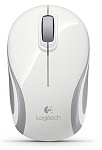 Картинка Мышь беспроводная Logitech M187 Wireless Mini Mouse white (910-002740)