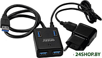 Картинка USB-хаб Ginzzu GR-384UAB