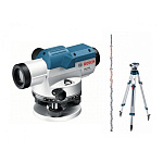 Картинка Нивелир оптический BOSCH GOL 20 D + BT 160 + GR 500 KIT (0601068402)