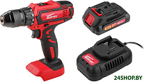 Картинка Дрель-шуруповерт Wortex BD 1825-1 DLi (с 1-им АКБ)