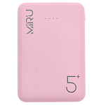 Картинка Портативное зарядное устройство Miru LP-3007 (розовый)
