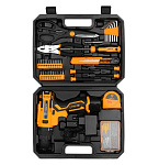 Картинка Дрель-шуруповерт Deko Banger SET 93 063-4167 (с 1-им АКБ, кейс, набор оснастки)