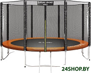 Картинка Батут ATLAS SPORT 374 см - 12ft PRO ORANGE (усиленные опоры)