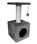 Картинка Комплекс для кошек Cat House 0.65 (сизаль серый)