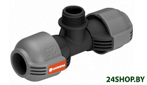 Картинка Соединитель GARDENA T-образный 25 мм x 3/4-наружная резьба (02787-20)