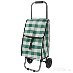 Картинка Тележка с сумкой Рыжий кот D203 Green (093581)