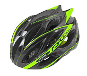 Картинка Велошлем Force Bull L/XL (черный/салатовый) (RR16888)