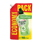 Morning Fresh Sensitive Aloe Vera Концентрированная жидкость для мытья посуды (запаска), 900 мл