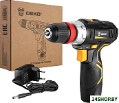 Картинка Дрель-шуруповерт Deko GCD12DU3 (с 1-им АКБ) (063-4114)