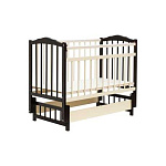 Картинка Детская кроватка Bambini 03 (темный орех/слоновая кость)