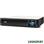 Источник бесперебойного питания APC Smart-UPS C 1000VA 2U Rack mountable LCD 230V (SMC1000I-2U)