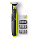 Картинка Триммер PHILIPS OneBlade QP2520/60 (черный/салатовый)