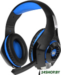 Картинка Наушники с микрофоном CrownMicro CMGH-101T (синий)