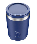 Картинка Термокружка Chilly's Bottles Coffee Cup 340 мл (синий матовый)