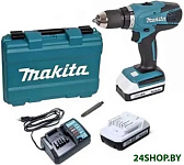 Картинка Дрель-шуруповерт Makita DF488DWE (с 2-мя АКБ, кейс)