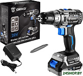 Картинка Дрель-шуруповерт Deko Sharker 063-4037 (с 1-им АКБ)