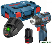 Картинка Ударный винтоверт Bosch GDR 12V-110 Professional 06019E0005 (с 2-мя АКБ, кейс)