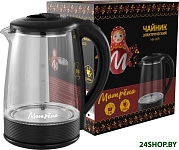 Картинка Электрочайник Матрена MA-009 (черный)