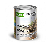 Картинка Масло Farbitex Profi Wood Колеруемое для террас и садовой мебели 0.9 л (красное дерево)