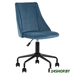 Картинка Кресло Stool Group Сиана велюр (синий)