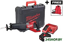 Сабельная пила Milwaukee M18 FSXMC-801C 4933499455 (с 1-им АКБ, кейс)