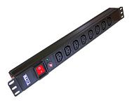 Картинка Блок распределения питания LANMASTER TWT-PDU19-10A8C13